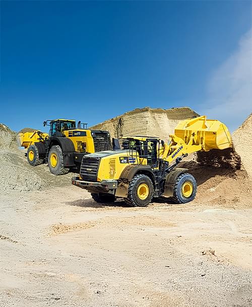 Komatsu WA470-8E0 ve Komatsu WA475-10 İle En Zorlu Sahalar Dize Geliyor!