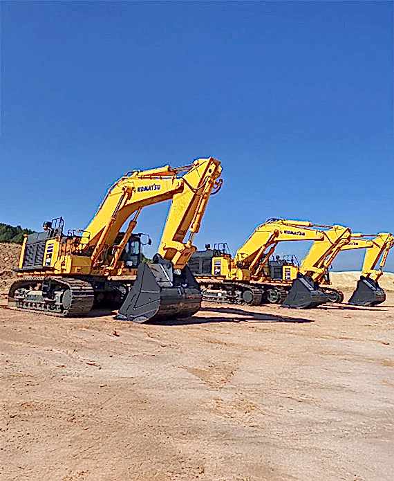 3 Adet Komatsu PC950LC-11E0 ile SSS Yıldızlar Holding Daha da Güçlendi!
