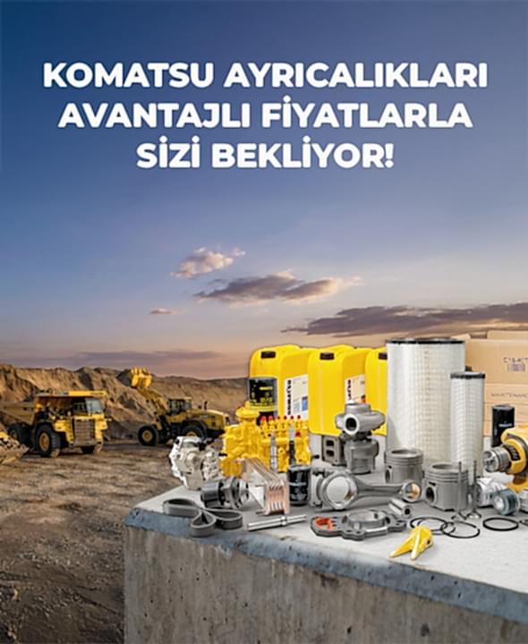 Komatsu Ayrıcalıkları Avantajlı Fiyatlarla Sizi Bekliyor!