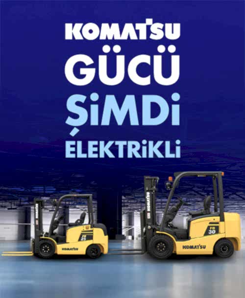 Komatsu Elektrikli Forklift: Geleceğin Verimliliği Lityum Gücüyle Buluşuyor